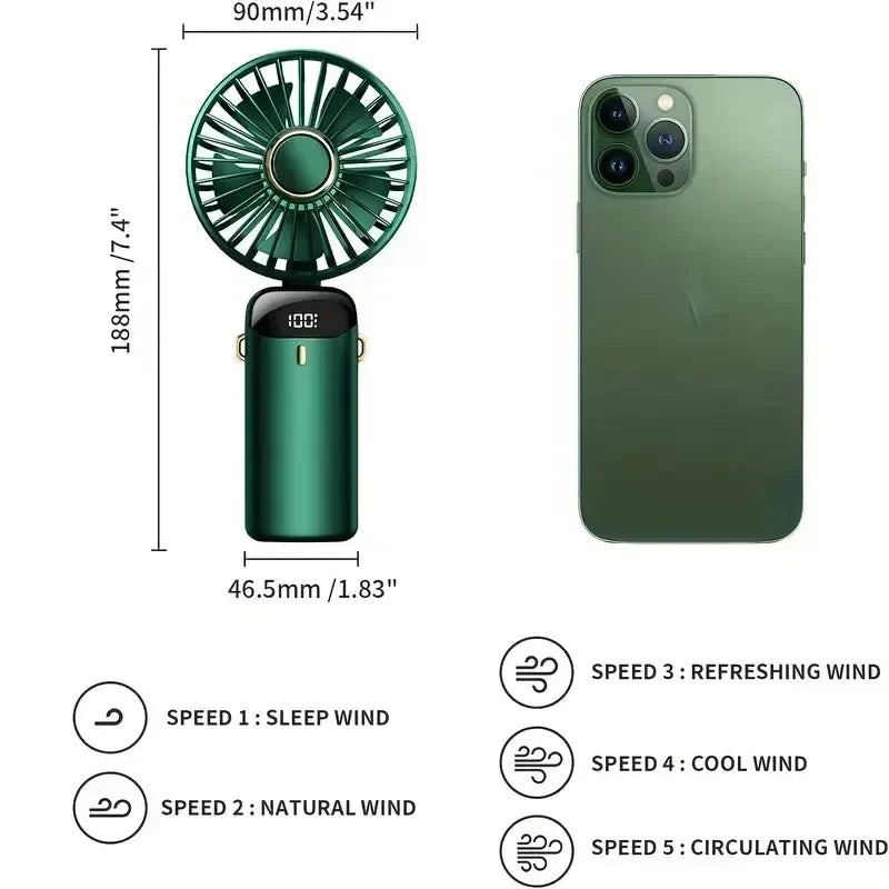 Portable Rechargeable Fan